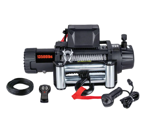 TXR13500 13,500 lb Steel Rope Off-Road Winch with Remote