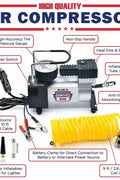 NEW 12V Air Compressor Safety Kit Tire Repair 316ACK - with | Sold by Uncle Wiener's Wholesale