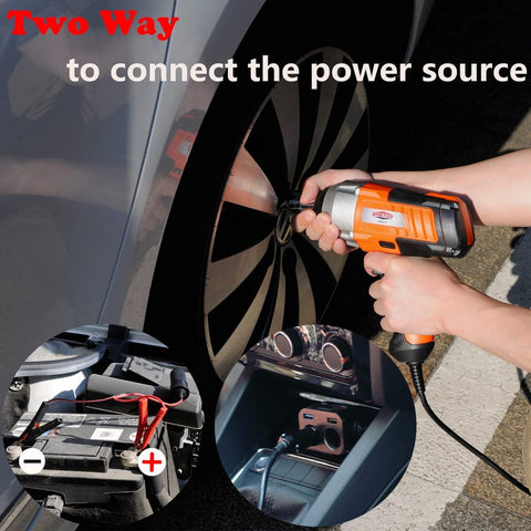 New 12V DC 1/2" Electric Impact Wrench – Portable Car Lug Nut Tire Repair Tool 822021 - with | Sold by Uncle Wiener's Wholesale