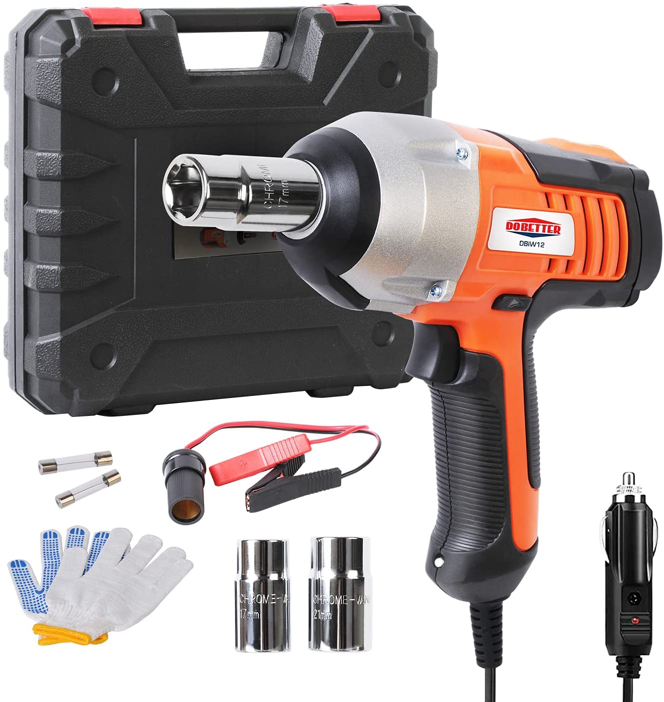 New 12V DC 1/2" Electric Impact Wrench – Portable Car Lug Nut Tire Repair Tool 822021 - with | Sold by Uncle Wiener's Wholesale