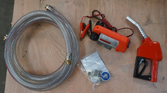 FTP175 Diesel Fuel Transfer Pump with 11 GPM Flow – 12V Operation
Compact Lightweight Diesel Pump with Hoses and Nozzle
Orange Cast Iron Fuel Transfer Pump Kit – FTP175 Model
High-Efficiency Diesel Pump for Farm and Workshop Use