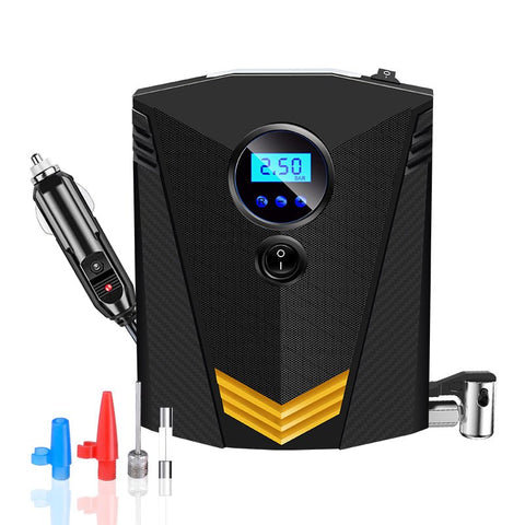 New 12V LED Portable Air Compressor – Fast Tire Inflator with Digital Display & Auto Shut - Off 3631M - with | Sold by Uncle Wiener's Wholesale