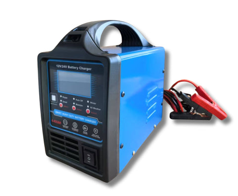 NEW 12V/24V Smart Car Battery Charger ��� 15A Heavy - Duty for Car, Truck, RV, AGM, Deep Cycle 250416903 - Battery Charger with | Sold by Uncle Wiener's Who