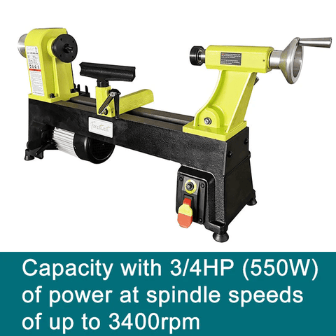 New 12x18 Variable Speed Wood Lathe – Benchtop EVS Woodturning Lathe with 3/4HP Motor BM10819 - with | Sold by Uncle Wiener's Wholesale