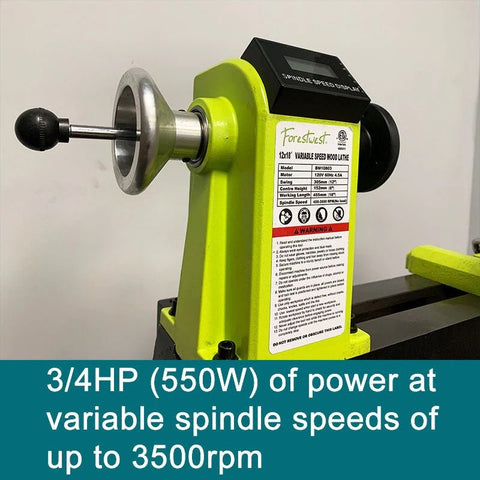 New 12x18 Variable Speed Wood Lathe ��� Benchtop Wood Turning Lathe for DIY & Professional Use BM10803 - with | Sold by Uncle Wiener's Who
