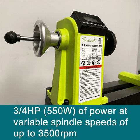 New 12x18 Variable Speed Wood Lathe ��� Benchtop Wood Turning Lathe for DIY & Professional Use BM10803 - with | Sold by Uncle Wiener's Who