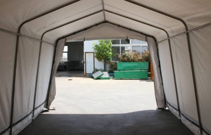 fully Enclosed Storage Canopy – Front and Rear Doors