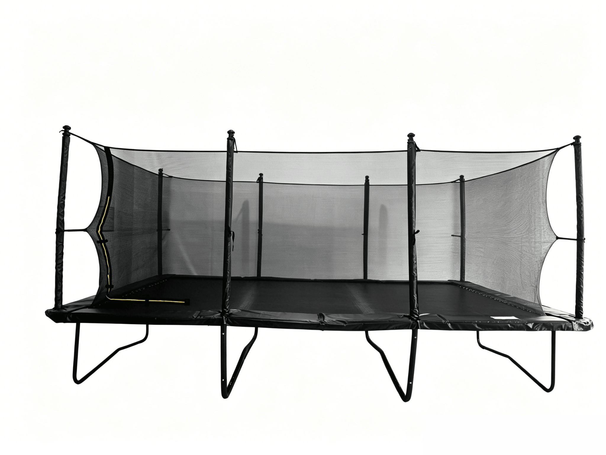 New 13 ft x 18 ft Heavy - Duty Rectangular Trampoline — Double Galvanized Frame with Safety Net, UV Mat - General Equipment with | Sold by Uncle Wiener's Wholesale