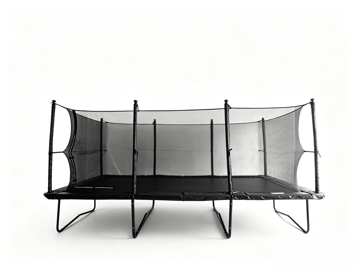 New 13 ft x 18 ft Heavy - Duty Rectangular Trampoline — Double Galvanized Frame with Safety Net, UV Mat - General Equipment with | Sold by Uncle Wiener's Wholesale