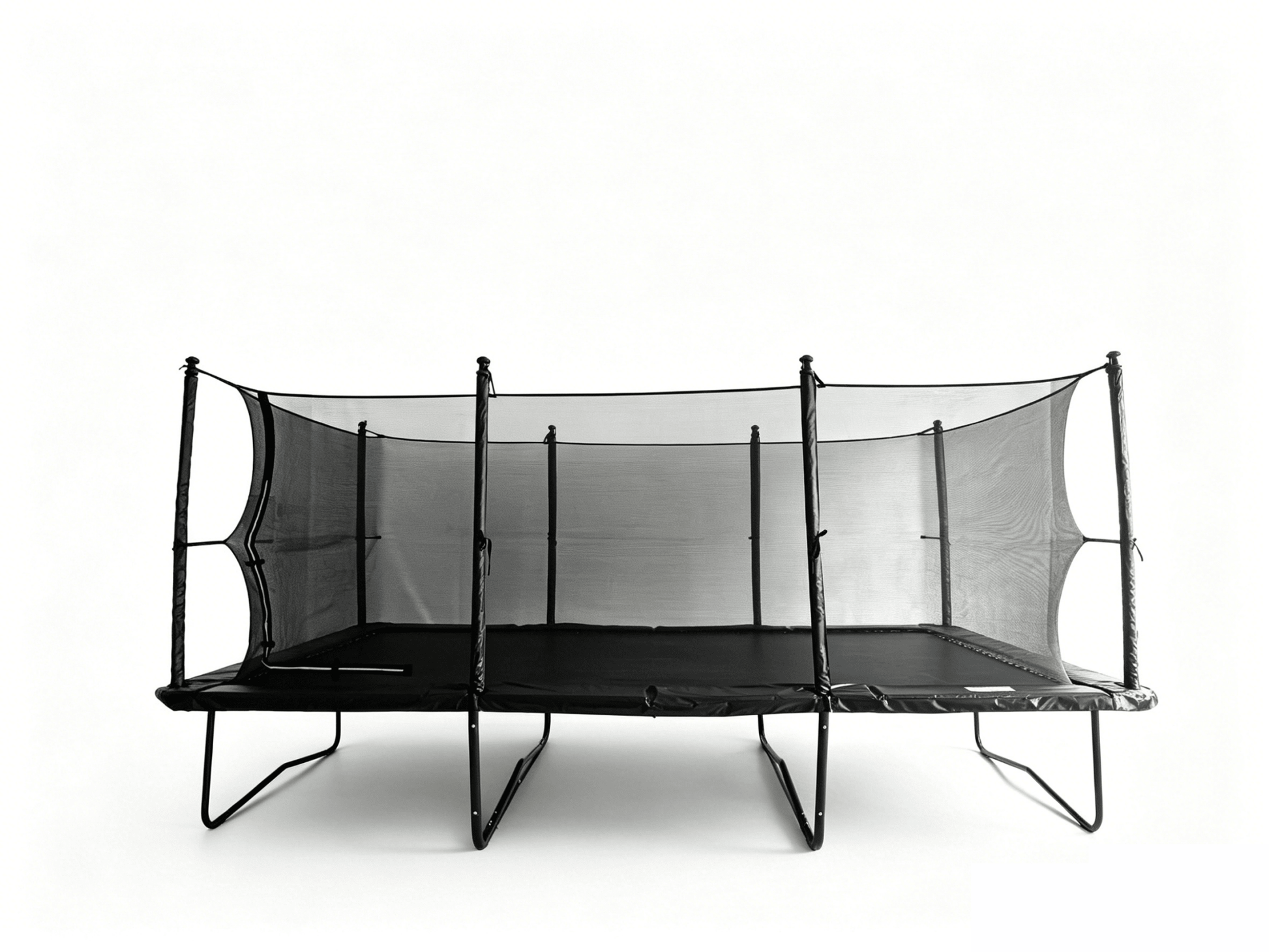 New 13 ft x 18 ft Heavy - Duty Rectangular Trampoline — Double Galvanized Frame with Safety Net, UV Mat - General Equipment with | Sold by Uncle Wiener's Wholesale