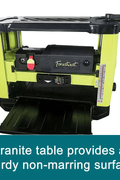 New 13 - Inch Benchtop Wood Planer – 2HP Motor, Helical Spiral Cutter Head & Granite Table BM10523 - with | Sold by Uncle Wiener's Wholesale