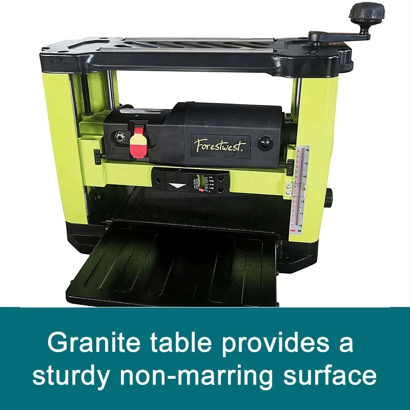 New 13 - Inch Benchtop Wood Planer – 2HP Motor, Helical Spiral Cutter Head & Granite Table BM10523 - with | Sold by Uncle Wiener's Wholesale