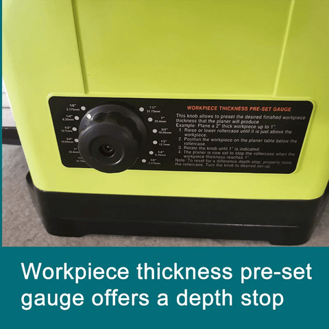New 13 - Inch Benchtop Wood Planer – 2HP Motor, Helical Spiral Cutter Head & Granite Table BM10523 - with | Sold by Uncle Wiener's Wholesale