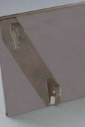 1/4” steel Global Euro Mount blank plate front view
Side profile of Global Euro mount plate
Weld-ready plate for custom attachment fabrication