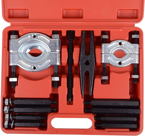 New 14 - Piece Wheel Gear Puller & Bearing Separator Set – Heavy - Duty Automotive Tool Kit J1001 - with | Sold by Uncle Wiener's Wholesale