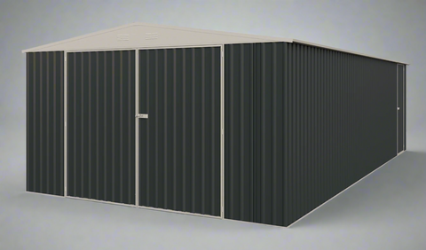 14x27 FT Metal Garage Shed with Double Doors

Spacious Heavy-Duty Garden Storage Shed G1427

Outdoor Metal Garage for Vehicle and Tool Storage

Front View of 14x27 FT Steel Garage Shed

Inside Look of Spacious Metal Garage Building