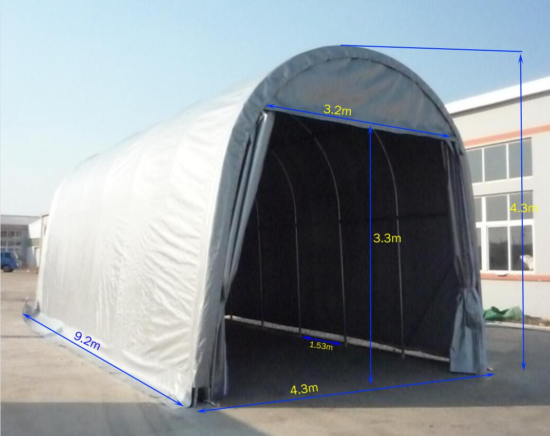 14x30x14 PVC Shelter Front View

Storage Shelter with Sliding Door

Inside View of PVC Shelter

All-Weather Fabric Garage

Industrial Equipment PVC Shelter