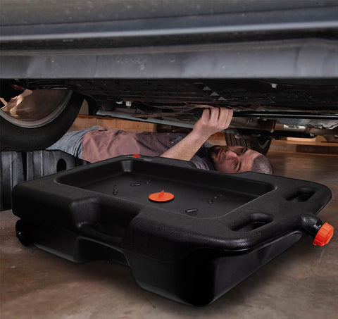 New 15 Gallon Portable Oil Drain Pan S1236 - with | Sold by Uncle Wiener's Wholesale