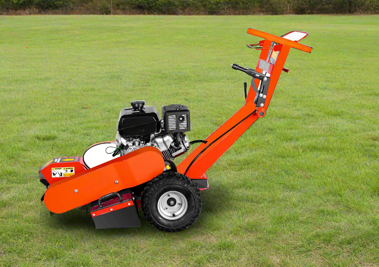 15 HP WALK BEHIND COMMERCIAL STUMP GRINDER MACHINE - Yard Machines with 15 Hp Stump Grinder Machine | Sold by Uncle Wiener's Wholesale