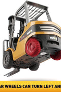 1:50 Diecast Construction Forklift Truck Toy - Side View
Diecast Forklift Model 2017T Lifting Action Display
Realistic Yellow Construction Forklift Diecast Toy
Front View of Metal Forklift Truck Toy for Kids
Collectible Forklift Construction Vehicle with Movable Forks