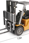 1:50 Diecast Construction Forklift Truck Toy - Side View
Diecast Forklift Model 2017T Lifting Action Display
Realistic Yellow Construction Forklift Diecast Toy
Front View of Metal Forklift Truck Toy for Kids
Collectible Forklift Construction Vehicle with Movable Forks