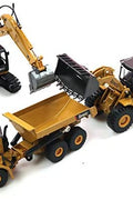 New 1:50 Scale Construction Dump Truck & Excavator Die - Cast Toy Set 201161 - with | Sold by Uncle Wiener's Wholesale