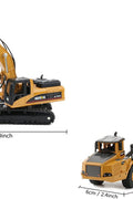 New 1:50 Scale Construction Dump Truck & Excavator Die - Cast Toy Set 201161 - with | Sold by Uncle Wiener's Wholesale