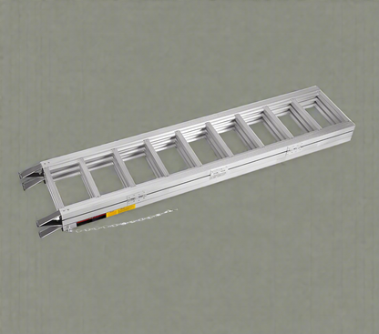 1500 LB Tri-Fold Aluminum Loading Ramps for ATV, Motorcycle & Equipment