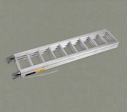 1500 LB Tri-Fold Aluminum Loading Ramps for ATV, Motorcycle & Equipment