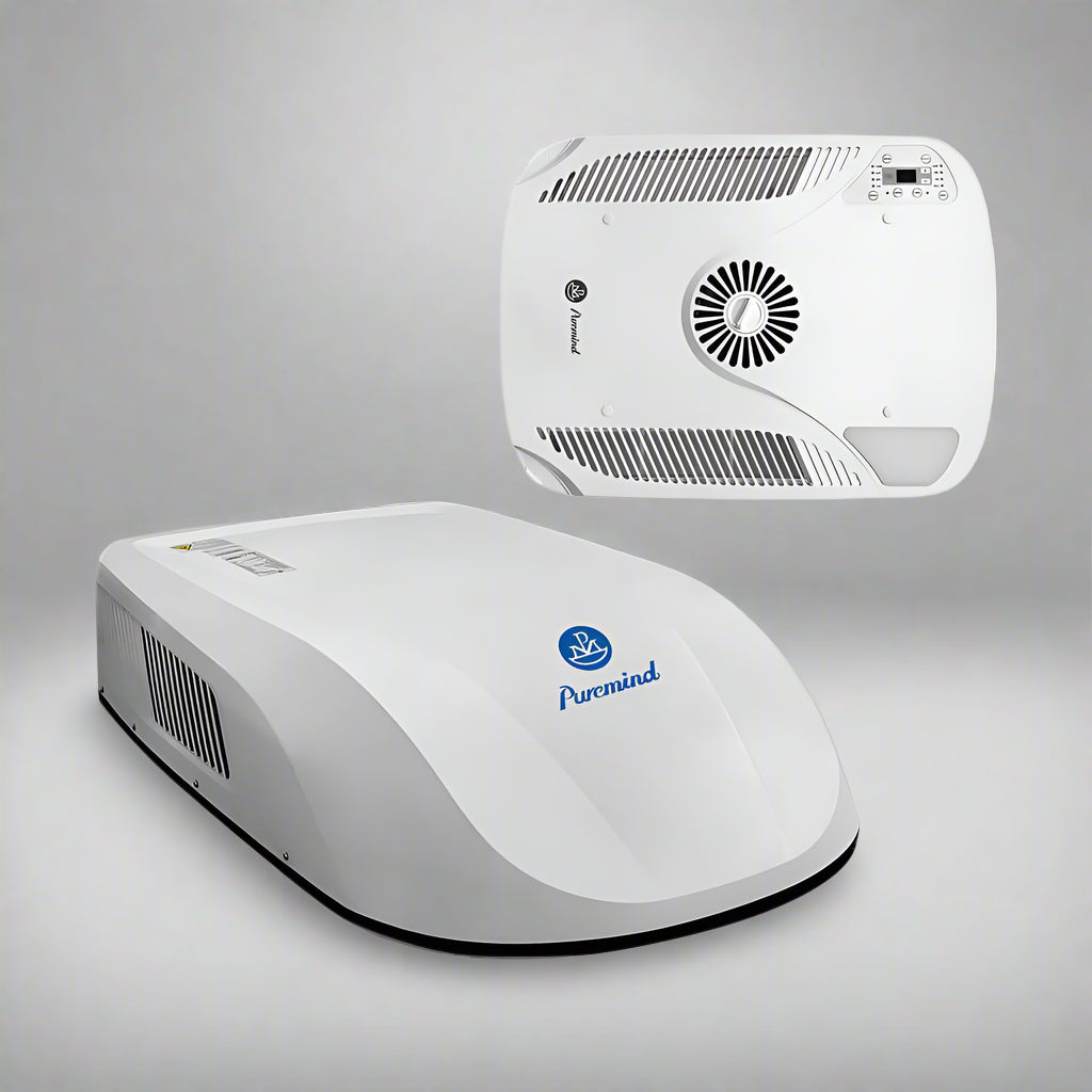 15,000 BTU RV air conditioner and heater with Wi-Fi remote control
Energy-efficient RV climate system with cooling and heating
RV air conditioner for trailers and motorhomes with smart control features