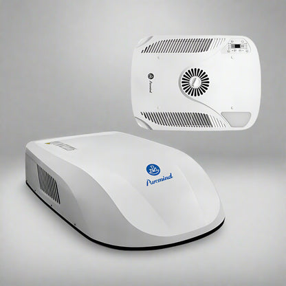 15,000 BTU RV air conditioner and heater with Wi-Fi remote control
Energy-efficient RV climate system with cooling and heating
RV air conditioner for trailers and motorhomes with smart control features