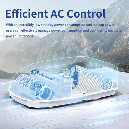15,000 BTU RV air conditioner and heater with Wi-Fi remote control
Energy-efficient RV climate system with cooling and heating
RV air conditioner for trailers and motorhomes with smart control features