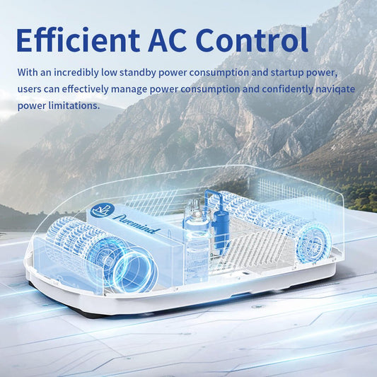15,000 BTU RV air conditioner and heater with Wi-Fi remote control
Energy-efficient RV climate system with cooling and heating
RV air conditioner for trailers and motorhomes with smart control features