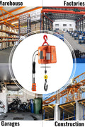 3-in-1 electric hoist winch with remote controls and accessories

Copper motor, remote features, lifting setup, hoist in workshop