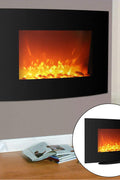 NEW 1500W 35 INCH CURVED FIREPLACE LED HEATER & REMOTE - with | Sold by Uncle Wiener's Wholesale
