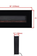 NEW 1500W WALL MOUNT LED FIREPLACE HEATER 50 IN - with | Sold by Uncle Wiener's Wholesale