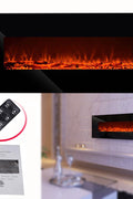 NEW 1500W WALL MOUNT LED FIREPLACE HEATER 50 IN - with | Sold by Uncle Wiener's Wholesale