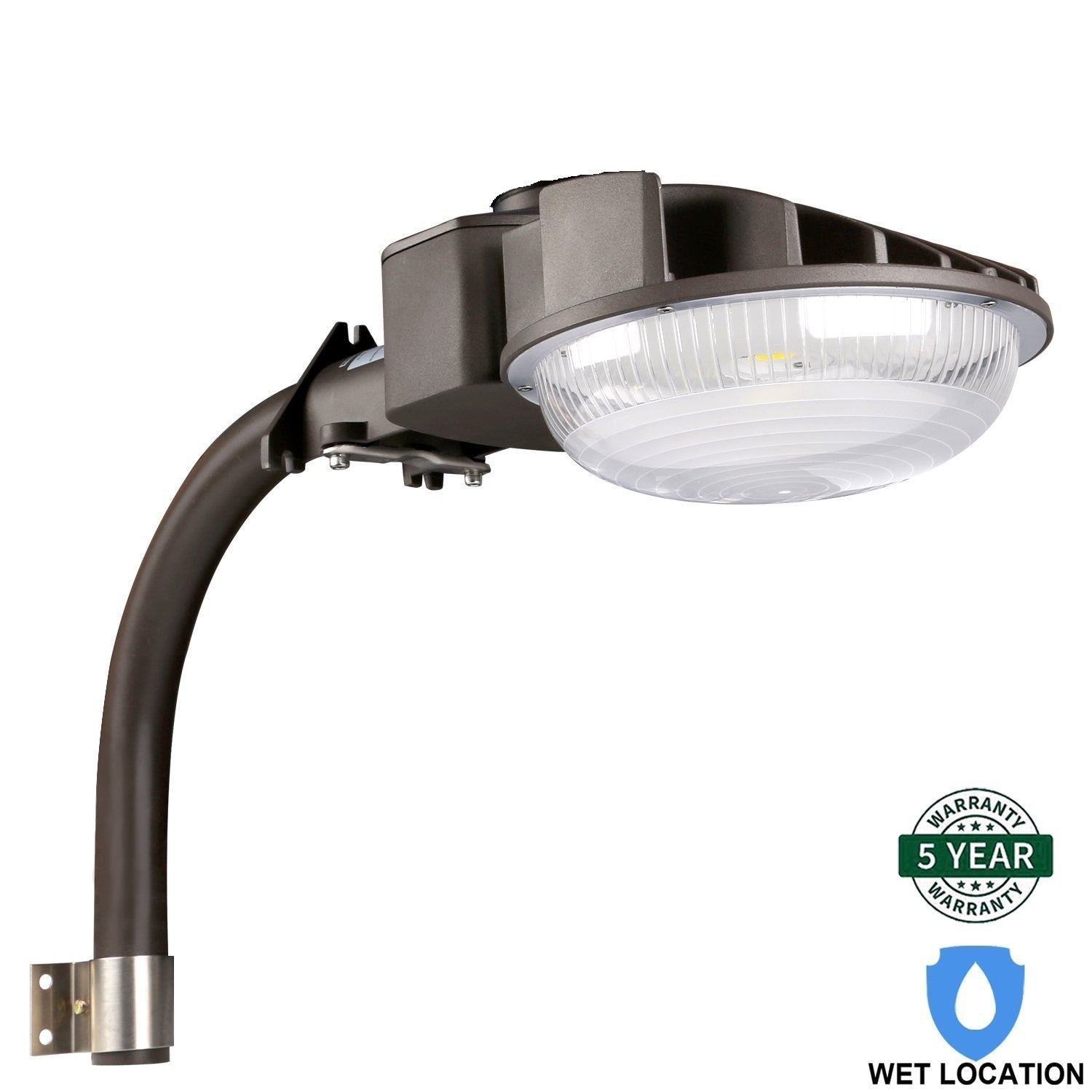 New 150W LED Barn Light with Photocell & Pole Kit 21000 Lumens Waterproof Outdoor Yard & Security Light YAXW150 - with | Sold by Uncle Wiener's Wholesale