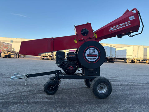 New 15HP Gas Wood Chipper – Heavy - Duty Tree & Yard Waste Branch Shredder – DRBL15M - Gas - Powered Wood Chipper with | Sold by Uncle Wiener's Wholesale