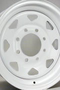8 Lug 6.5 Inch Bolt Pattern Trailer Rim White Steel 16x6 and 15x5 – Model 9245233