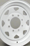 8 Lug 6.5 Inch Bolt Pattern Trailer Rim White Steel 16x6 and 15x5 – Model 9245233