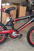New 16 - Inch Deviant Kids Bike – Black & Red Boys' Bicycle with Training Wheels NS37 - with | Sold by Uncle Wiener's Wholesale