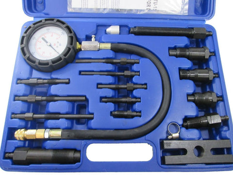 New 16 - Piece Diesel Engine Cylinder Compression Meter Kit – Accurate Engine Diagnostic Tool G1011 - with | Sold by Uncle Wiener's Wholesale