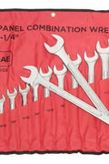 New 16 - Piece SAE Combination Wrench Set – Raised Panel Design for Durable Grip 6439 - with | Sold by Uncle Wiener's Wholesale