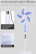 New 16″ Solar Powered Floor Stand Fan 4172023 - with | Sold by Uncle Wiener's Wholesale