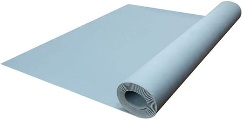 New 161 Sqft Fine Ribbed Rubber Sheet Flooring – 5FT x 32.8FT Anti - Slip Industrial Floor Mat Roll DRF350F - with | Sold by Uncle Wiener's Wholesale