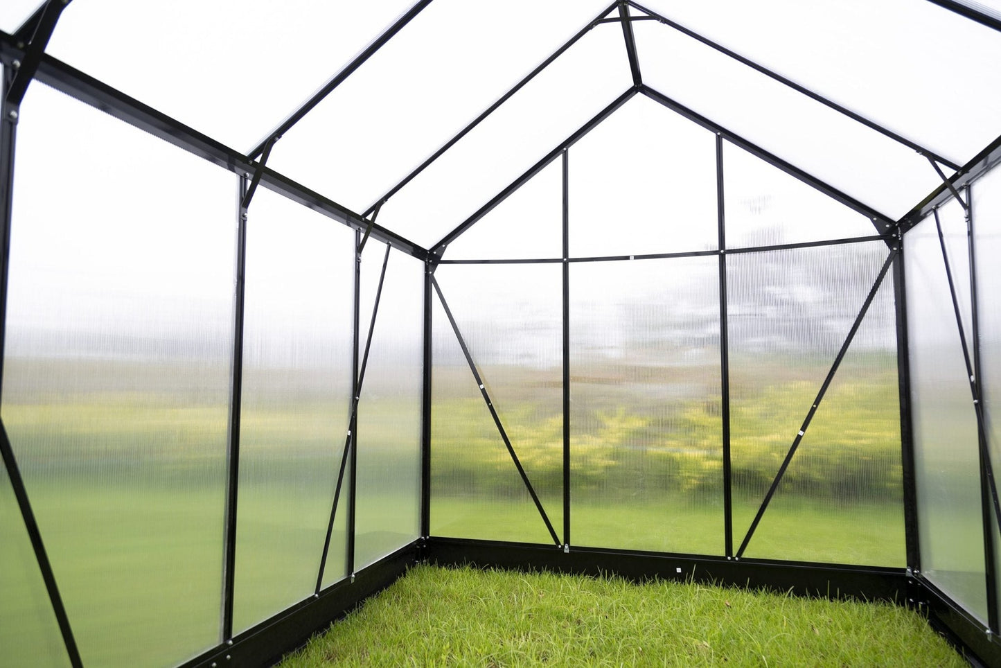 NEW 16.5 FT , 12 FT , 8.5 FT POLYCARBONATE GREENHOUSE - with 16.5 FT X 8.35 FT | Sold by Uncle Wiener's Wholesale