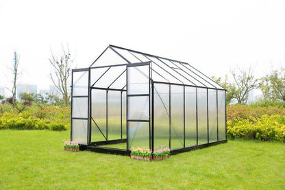 NEW 16.5 FT , 12 FT , 8.5 FT POLYCARBONATE GREENHOUSE - with 8.5 FT X 6.5 FT | Sold by Uncle Wiener's Wholesale