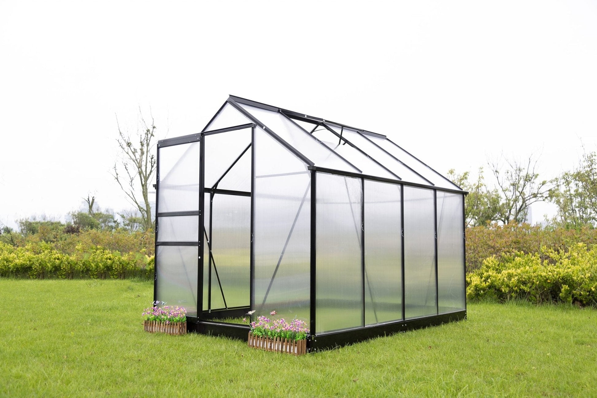 NEW 16.5 FT , 12 FT , 8.5 FT POLYCARBONATE GREENHOUSE - with 8.5 FT X 6.5 FT | Sold by Uncle Wiener's Wholesale