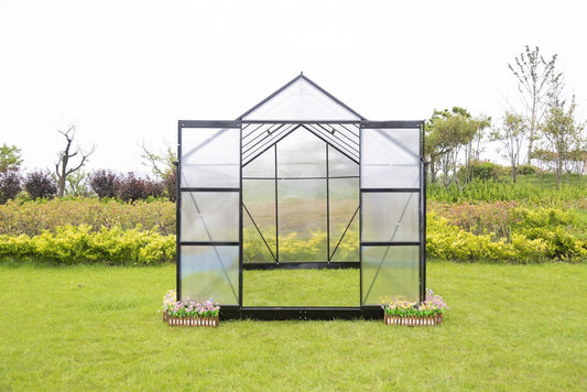 NEW 16.5 FT , 12 FT , 8.5 FT POLYCARBONATE GREENHOUSE - with 16.5 FT X 8.35 FT | Sold by Uncle Wiener's Wholesale